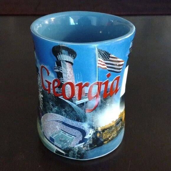 APS Set of 2 Atlanta and Georgia Collector Souvenir Ceramic Mugs - Picture 4 of 16